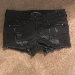 Black express shorts, never worn